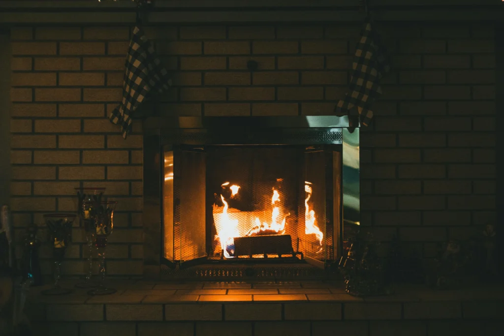 fireplace glass doors