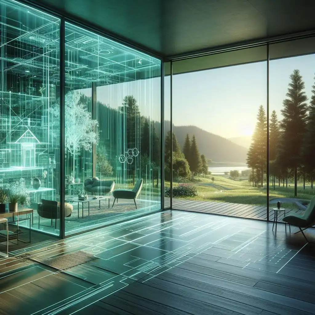 Green Glass Doors